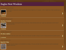 Tablet Screenshot of eaglesnestwoolens.blogspot.com