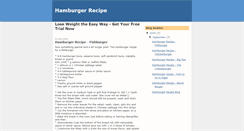 Desktop Screenshot of hamburgerrecipe.blogspot.com