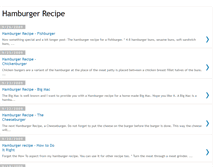 Tablet Screenshot of hamburgerrecipe.blogspot.com