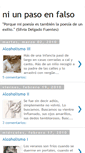 Mobile Screenshot of niunpasoenfalso.blogspot.com