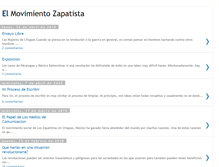 Tablet Screenshot of loszapatistas.blogspot.com