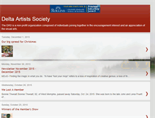 Tablet Screenshot of deltaartistssociety.blogspot.com