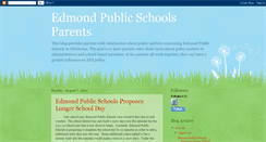 Desktop Screenshot of edmondpublicschoolsparents.blogspot.com