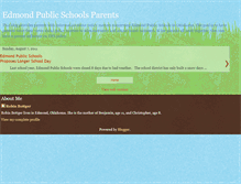 Tablet Screenshot of edmondpublicschoolsparents.blogspot.com