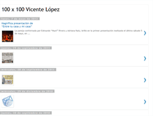 Tablet Screenshot of cienporcientovicentelopez.blogspot.com