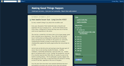 Desktop Screenshot of makinggoodthingshappen.blogspot.com