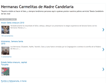 Tablet Screenshot of madrecandelaria.blogspot.com