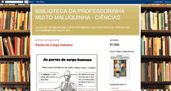 Desktop Screenshot of cienciasdaprofessorinhamaluquinha.blogspot.com