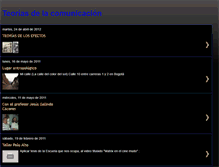 Tablet Screenshot of foroteoriasdelacomunicacion.blogspot.com