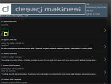 Tablet Screenshot of desarjmakinesi.blogspot.com