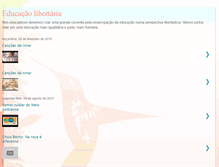 Tablet Screenshot of libertacaopelaeducacaovania.blogspot.com