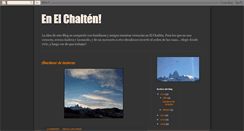 Desktop Screenshot of enelchalten.blogspot.com