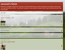 Tablet Screenshot of janaceksnews.blogspot.com