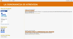 Desktop Screenshot of laignorancia-esatrevida.blogspot.com