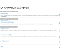 Tablet Screenshot of laignorancia-esatrevida.blogspot.com