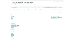 Desktop Screenshot of heath-insurance.blogspot.com