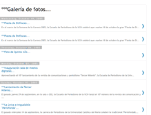 Tablet Screenshot of galeriaperiodismo.blogspot.com