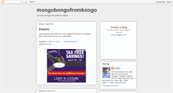 Desktop Screenshot of mongobongofromkongo.blogspot.com