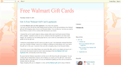 Desktop Screenshot of freewalmartgiftcards4u.blogspot.com