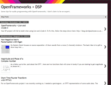 Tablet Screenshot of ofdsp.blogspot.com