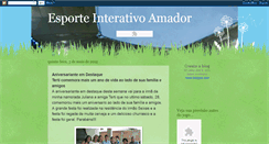 Desktop Screenshot of esporteinterativoamador.blogspot.com