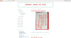 Desktop Screenshot of gozdekayavecan.blogspot.com