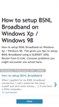 Mobile Screenshot of how-to-setup-bsnl-broadband.blogspot.com