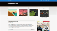 Desktop Screenshot of juegos-deautos.blogspot.com