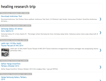 Tablet Screenshot of healingresearchtrip.blogspot.com