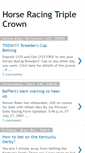 Mobile Screenshot of horse-racing-triple-crown.blogspot.com