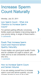 Mobile Screenshot of increasespermcountnaturally.blogspot.com