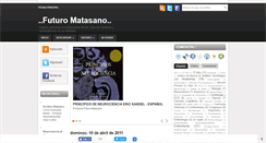 Desktop Screenshot of futuromatasano.blogspot.com