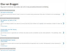 Tablet Screenshot of elsavanbruggen.blogspot.com