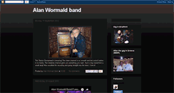 Desktop Screenshot of alanwormaldband.blogspot.com