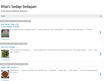 Tablet Screenshot of khaissedap-sedapan.blogspot.com