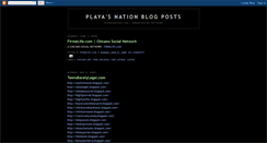 Desktop Screenshot of playasnation.blogspot.com