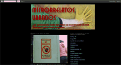 Desktop Screenshot of microrrelatosurbanos.blogspot.com