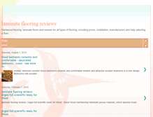 Tablet Screenshot of elaminateflooringreviews.blogspot.com