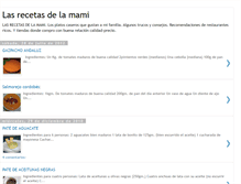 Tablet Screenshot of lasrecetasdelamami.blogspot.com