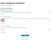 Tablet Screenshot of mael-gourmelen-interview.blogspot.com