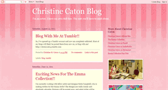 Desktop Screenshot of christinecaton.blogspot.com