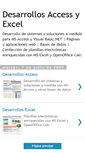 Mobile Screenshot of desarrollosaccessyexcel.blogspot.com