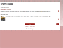 Tablet Screenshot of chemincasse.blogspot.com