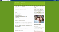 Desktop Screenshot of love-and-carrots.blogspot.com