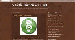 Desktop Screenshot of littledirt.blogspot.com