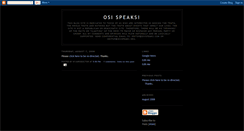 Desktop Screenshot of osispeaks.blogspot.com