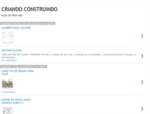 Tablet Screenshot of criandoconstruindo.blogspot.com