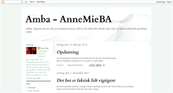 Desktop Screenshot of annemieba.blogspot.com