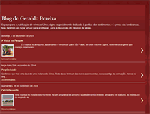 Tablet Screenshot of blogdegeraldopereira.blogspot.com