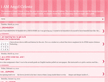 Tablet Screenshot of iamangelceleste.blogspot.com